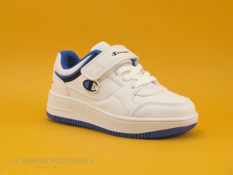 Champion Rebound Low B TD S32217 - Basket BEBE Blanc - Bleu 3 Champion Rebound Low B TD S32217 - Basket BEBE Blanc - Bleu