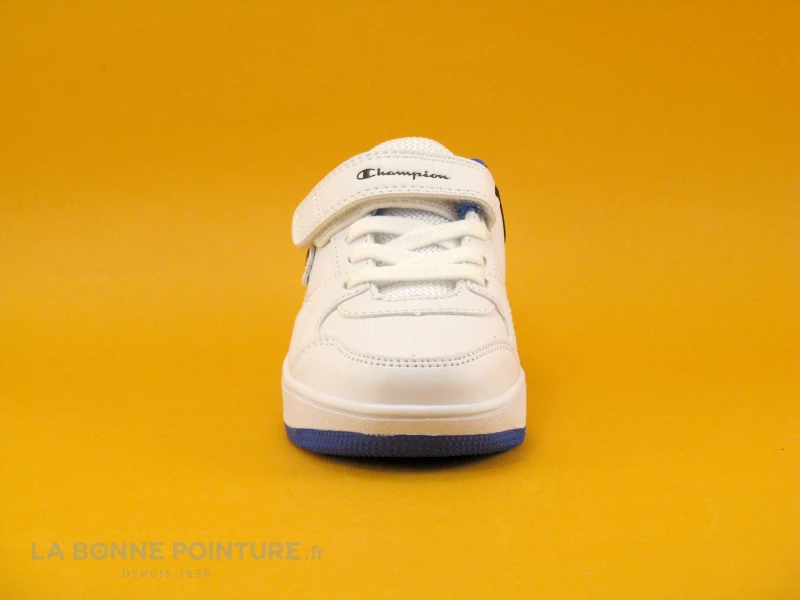 Champion Rebound Low B TD S32217 - Basket BEBE Blanc - Bleu 4 Champion Rebound Low B TD S32217 - Basket BEBE Blanc - Bleu – Image 2