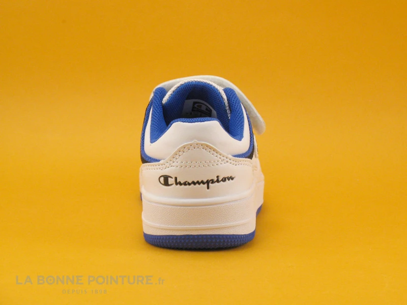 Champion Rebound Low B TD S32217 - Basket BEBE Blanc - Bleu 5 Champion Rebound Low B TD S32217 - Basket BEBE Blanc - Bleu – Image 3