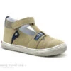 Bopy RESTO Beige - Chaussure Ouverte Bebe Garcon - Velcro
