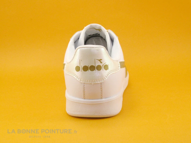 Diadora GAME 872730-40-31 White Gold - Sneakers Blanche Et Or 6 Diadora GAME 872730-40-31 White Gold - Sneakers Blanche Et Or – Image 4