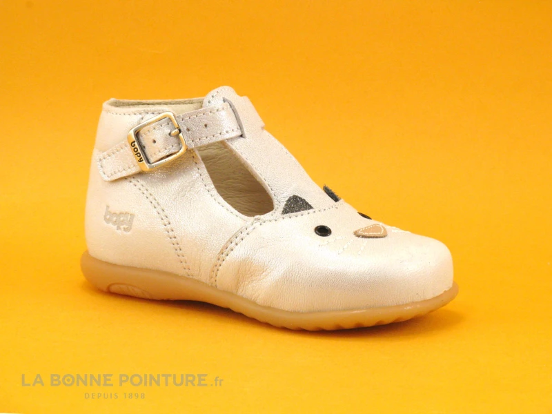 Bopy ZIKI Argent - Chaussure Premiers Pas Fille 7 Bopy ZIKI Argent - Chaussure Premiers Pas Fille – Image 5