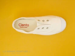 Cienta 7099705 Blanc - Basket Toile Enfant Sans Lacet -Magasin De Chaussures cd24607c73b9e66c561f35ea11d5d5ef img 7551.jpg 168994