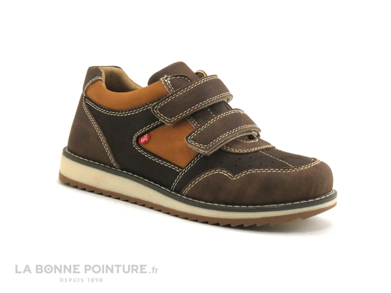 NA ALvaro Marron Cafe - Chaussure Velcro Enfant 7 NA ALvaro Marron Cafe - Chaussure Velcro Enfant – Image 5