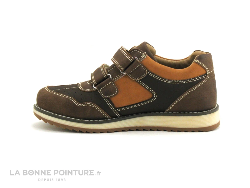 NA ALvaro Marron Cafe - Chaussure Velcro Enfant 5 NA ALvaro Marron Cafe - Chaussure Velcro Enfant – Image 3
