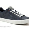 Mustang 4180-307-820 Navy - Basket Homme Bleu Marine