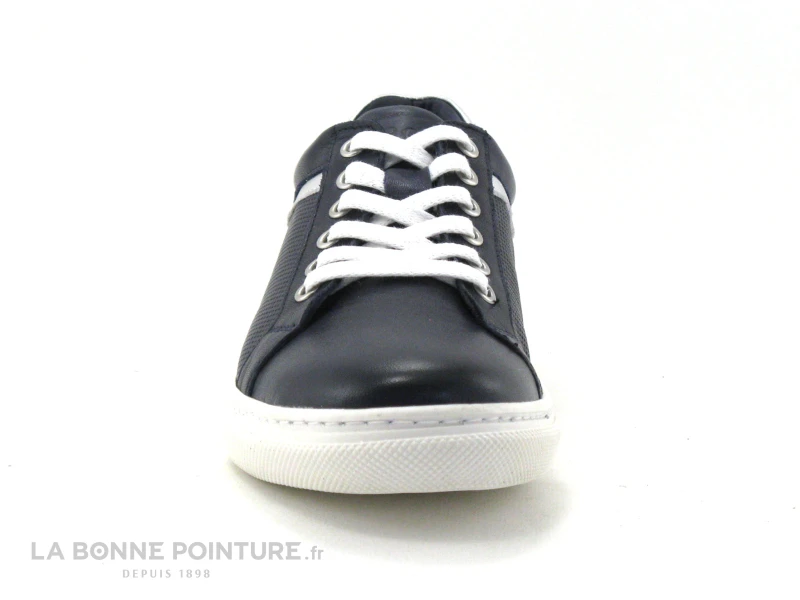 Morans ESPACE Marine - Argent - Basket Basse Femme En Cuir 4 Morans ESPACE Marine - Argent - Basket Basse Femme En Cuir – Image 2