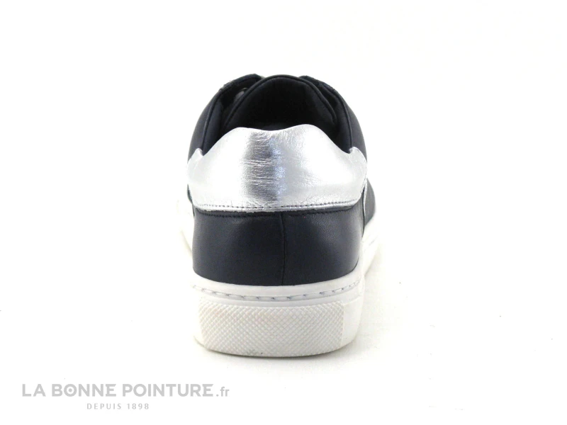 Morans ESPACE Marine - Argent - Basket Basse Femme En Cuir 6 Morans ESPACE Marine - Argent - Basket Basse Femme En Cuir – Image 4