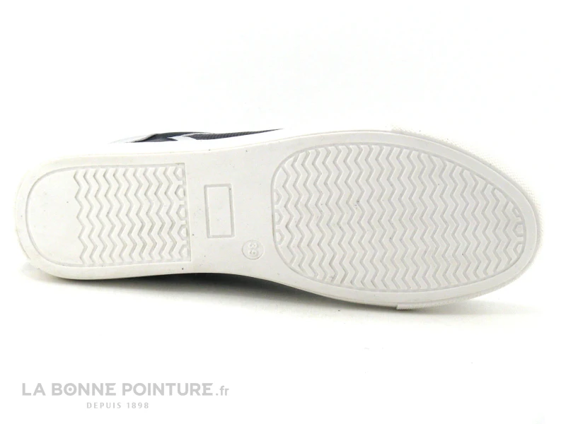 Morans ESPACE Marine - Argent - Basket Basse Femme En Cuir 9 Morans ESPACE Marine - Argent - Basket Basse Femme En Cuir – Image 7