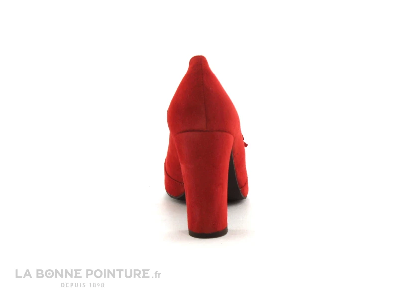 Caty Kivala - LISA Velours Rouge - Pompons - Escarpin Talon Haut 6 Caty Kivala - LISA Velours Rouge - Pompons - Escarpin Talon Haut – Image 4