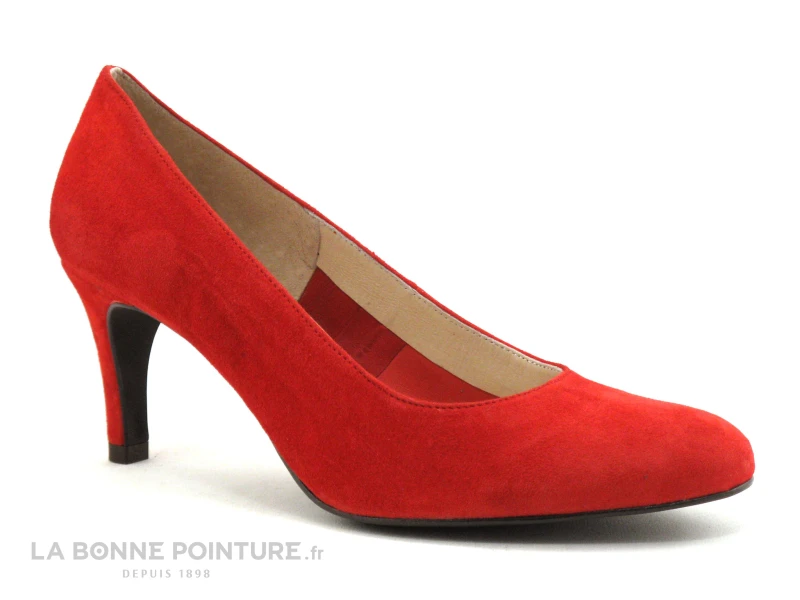 CATY KIVALA Gapa 60 - Velours Rouge - Escarpin Talon Haut 3 CATY KIVALA Gapa 60 - Velours Rouge - Escarpin Talon Haut