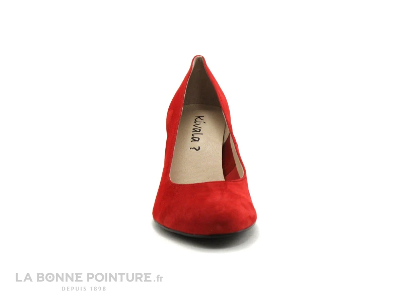 CATY KIVALA Gapa 60 - Velours Rouge - Escarpin Talon Haut 4 CATY KIVALA Gapa 60 - Velours Rouge - Escarpin Talon Haut – Image 2