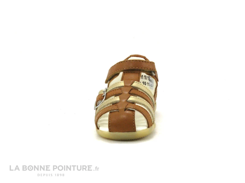 Kickers BIGKRO Camel Or - Sandale Montante Fille 4 Kickers BIGKRO Camel Or - Sandale Montante Fille – Image 2