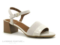 Geox D35RLB New Marykarmen - Off White - Sandale Femme Talon Epais -Magasin De Chaussures cd24607c73b9e66c561f35ea11d5d5ef img 8004.jpg 181432