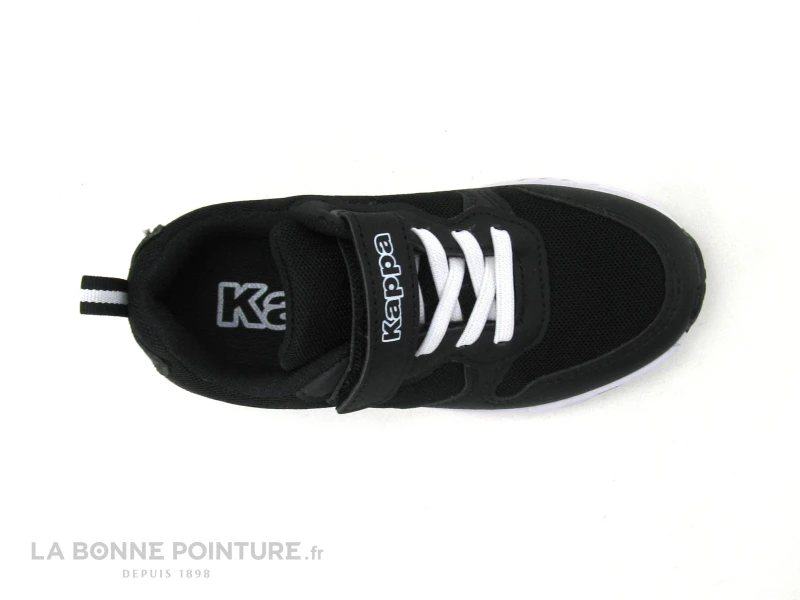 Kappa LogoDelvis EV Kid Black White - 381B86W - Basket Sport Enfant 8 Kappa LogoDelvis EV Kid Black White - 381B86W - Basket Sport Enfant – Image 6