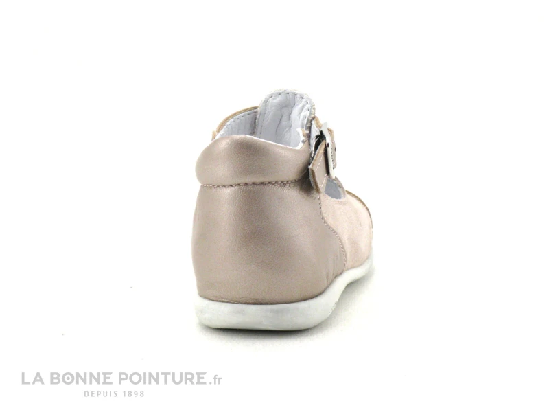 Bopy ZECAT Rose Metal - Sandale Bout Ferme BEBE Fille 6 Bopy ZECAT Rose Metal - Sandale Bout Ferme BEBE Fille – Image 4