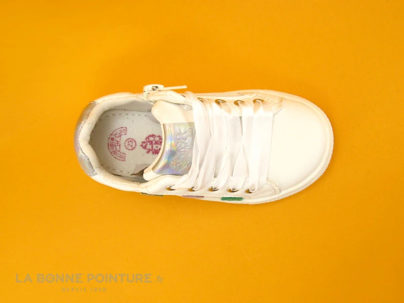 Kouki By Bopy GUICHOU Blanc - Pois Multicolores - Baskets Fille 7 Kouki By Bopy GUICHOU Blanc - Pois Multicolores - Baskets Fille – Image 5