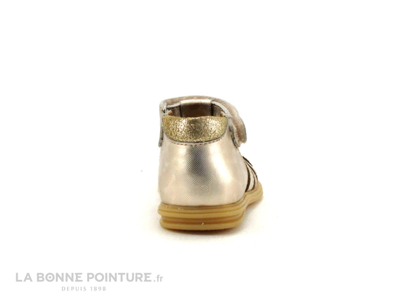 Bellamy PAILLETTE Cuivre - Sandale Fille Bout Ferme 6 Bellamy PAILLETTE Cuivre - Sandale Fille Bout Ferme – Image 4