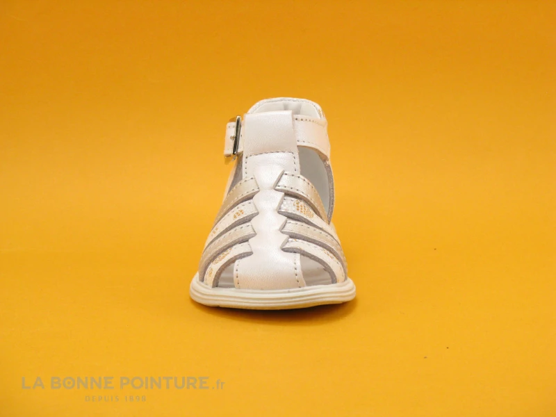 Bellamy PLAYA Blanc Argent - 206001 - Sandale BEBE Fille 4 Bellamy PLAYA Blanc Argent - 206001 - Sandale BEBE Fille – Image 2