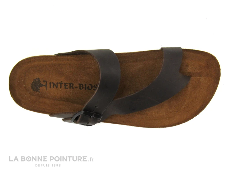 Inter Bios 9511 Moka - Tong Homme Cuir Marron - Reglable 7 Inter Bios 9511 Moka - Tong Homme Cuir Marron - Reglable – Image 5