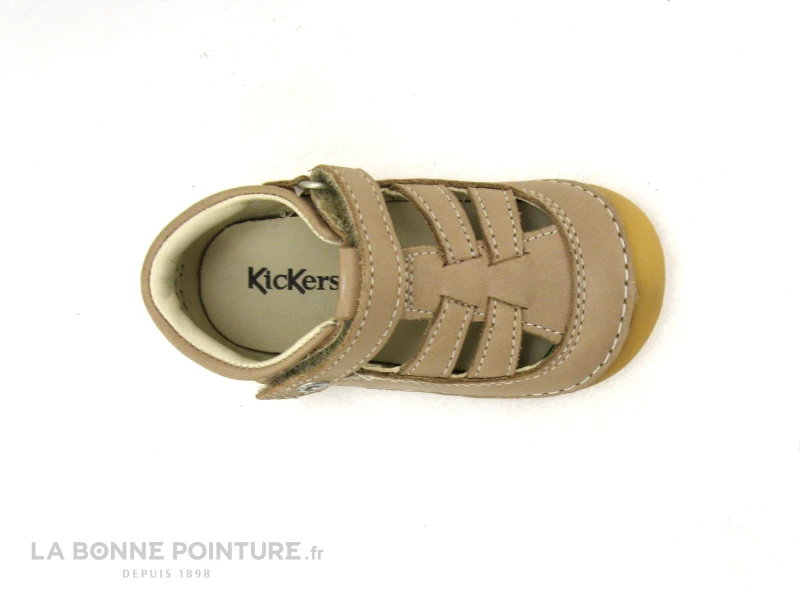 Kickers SUSHY Beige - Sandale Bebe Bout Ferme 8 Kickers SUSHY Beige - Sandale Bebe Bout Ferme – Image 6