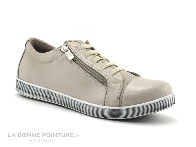 Andrea Conti 0061715 111 Silbergrau - Basket Femme Cuir Gris 3 Andrea Conti 0061715 111 Silbergrau - Basket Femme Cuir Gris