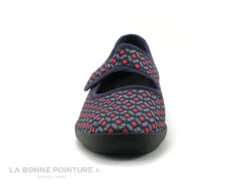 Fargeot THEODORA Marine Rouge - Pantoufle Femme Bride Velcro -Magasin De Chaussures cd24607c73b9e66c561f35ea11d5d5ef img 8767.jpg 170061