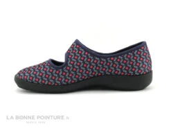 Fargeot THEODORA Marine Rouge - Pantoufle Femme Bride Velcro -Magasin De Chaussures cd24607c73b9e66c561f35ea11d5d5ef img 8768.jpg 170062