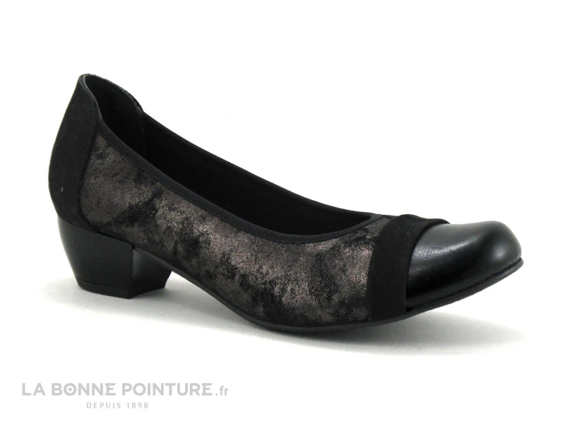 INEA RIO - Noir - Bronze - Escarpin Petit Talon 3 INEA RIO - Noir - Bronze - Escarpin Petit Talon