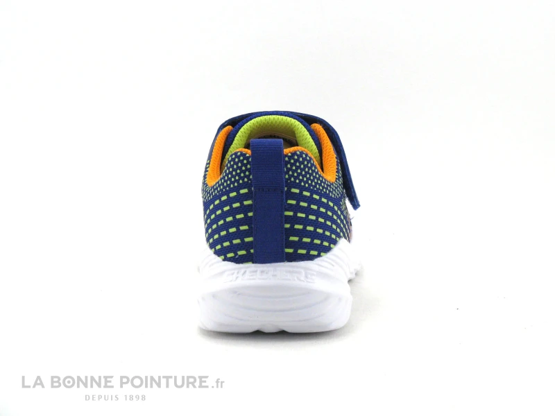 Skechers 403753L Nitro Sprint - Bleu Orange - Basket GARCON 6 Skechers 403753L Nitro Sprint - Bleu Orange - Basket GARCON – Image 4