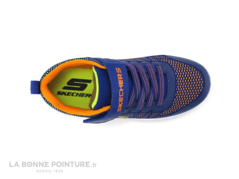 Skechers 403753L Nitro Sprint - Bleu Orange - Basket GARCON 8 Skechers 403753L Nitro Sprint - Bleu Orange - Basket GARCON – Image 6