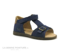 Bopy RAFIN Marine - Nu-pieds BEBE Cuir Bleu Marine