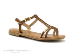 Tropeziennes BADABUC Tan - 23160 - Sandale Plagette Fille