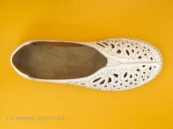 Karyoka RITA Blanc - Ballerine Aeree Cuir Blanc -Magasin De Chaussures cd24607c73b9e66c561f35ea11d5d5ef img 9236.jpg 170593