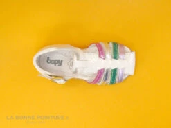 Bopy RITOLA Blanc Multico - Sandale Fille Bride Salome -Magasin De Chaussures cd24607c73b9e66c561f35ea11d5d5ef img 9321.jpg 170775