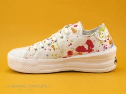 Dockers 50VL201 - Basket Toile Blanche Et Multicolore Femme - Plateforme -Magasin De Chaussures cd24607c73b9e66c561f35ea11d5d5ef img 9337.jpg 170756