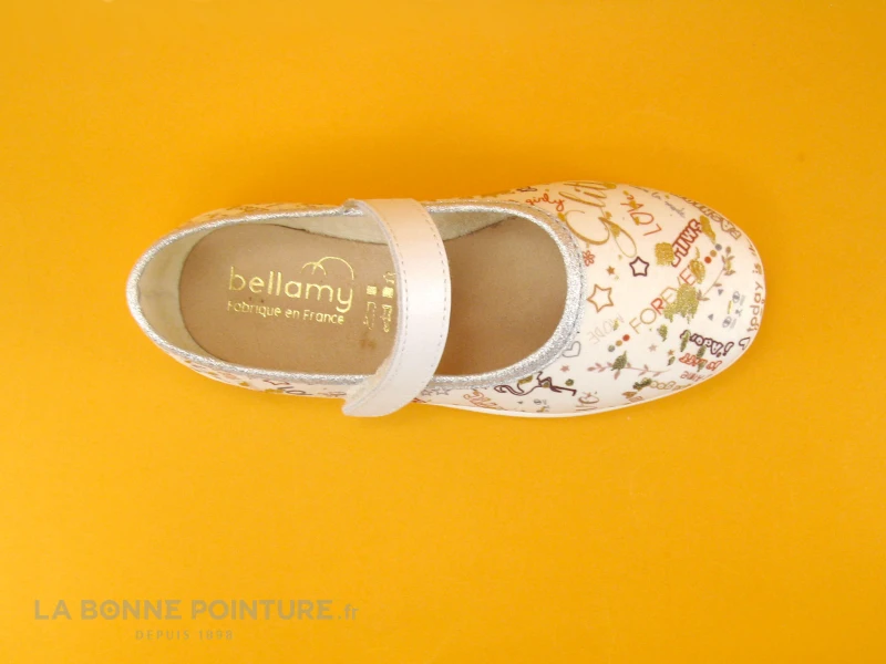 Bellamy NOREA Ecriture - Chausson Ballerine Fille 5 Bellamy NOREA Ecriture - Chausson Ballerine Fille – Image 3
