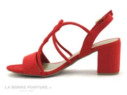 Marco Tozzi 2-28308-28 Red - Sandale Rouge - Talon Large -Magasin De Chaussures cd24607c73b9e66c561f35ea11d5d5ef img 9486.jpg 170932
