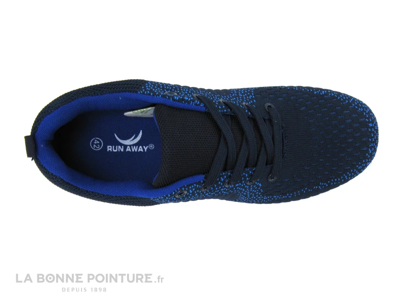 Run Away NONNO Marine - Basket Maille Homme 5 Run Away NONNO Marine - Basket Maille Homme – Image 3