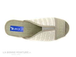 Zels 9294 Tabacco - Pantoufle Mule Beige - Argent - Rayures -Magasin De Chaussures cd24607c73b9e66c561f35ea11d5d5ef img 9914.jpg 159862