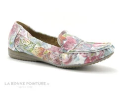 Sun Shadow 242050 White Flower - Mocassin Fleuri Femme