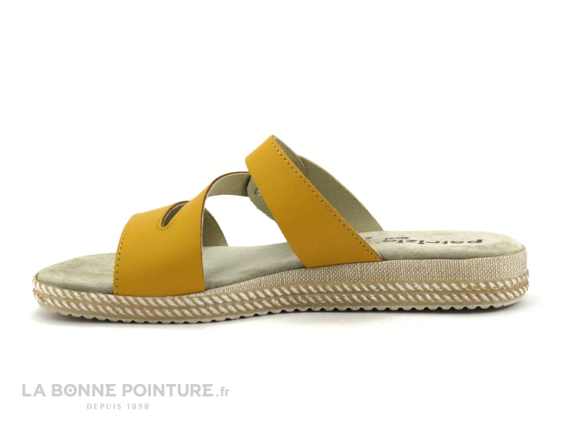 Patrizia Azzi PERCALE Jaune - Platine - Mule Femme 4 Patrizia Azzi PERCALE Jaune - Platine - Mule Femme – Image 2